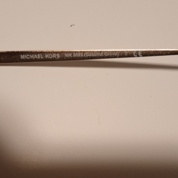 Michael Kors Gold Cat-Eye Glasses - Picture 3 of 5